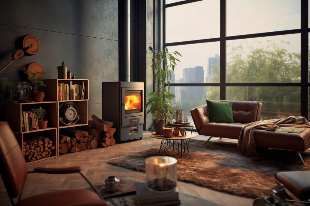 Le poêle à bois et les nouveaux modes d'habitation